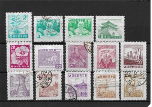 Korea Scott # 249-262 Set VF mostly Used+Mint ! scv $32+ see pic !