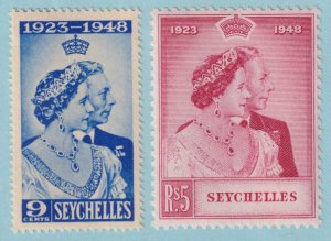 SEYCHELLES 151 - 152  MINT HINGED OG * SET - NO FAULTS VERY FINE! - P607