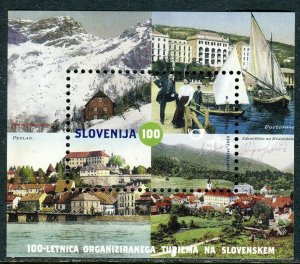 508 - SLOVENIA 2005 - Tourism - Old Town - Sailboat - MNH Souvenir Sheet