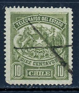 Chile Revenue Stamp 10Cent Used