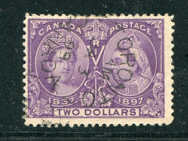 Canada #62  used  with scarce  CDS  rare   - Lakeshore Philatelics