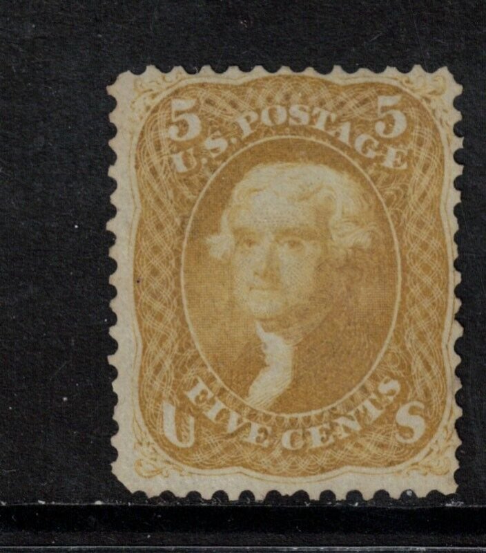 USA #67a Mint Fine - Very Fine Unused (No Gum) **With Certificate**