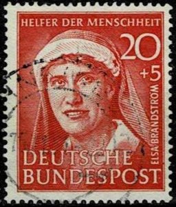 Germany 1951,Sc.#B322 used, Welfare: Elsa Brändström (1888-1948)