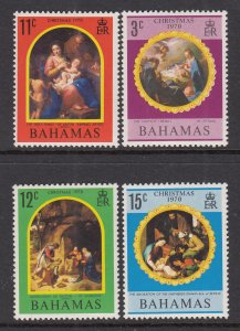 Bahamas 309-312 Christmas MNH VF