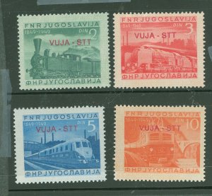 Yugoslavia/Istria (Zone B) #17-20  Single (Complete Set)