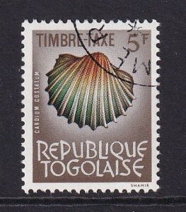 Togo   #J60  cancelled 1965  shells 5fr