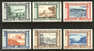 ITALY #C42-47 Mint NH - 1933 Graf Zeppelin Set