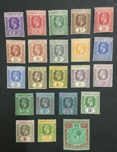 MOMEN: LEEWARD ISLANDS SG # 1921-32 SCRIPT CA MINT OG H/10NH LOT #198624-6203