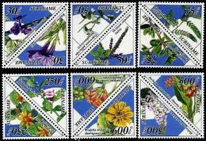 HERRICKSTAMP SURINAME Sc.# 998-1009 Medicinal Plants