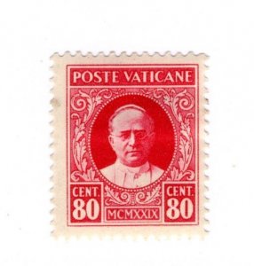 Vatican #8 - MH - CAT VALUE $1.60
