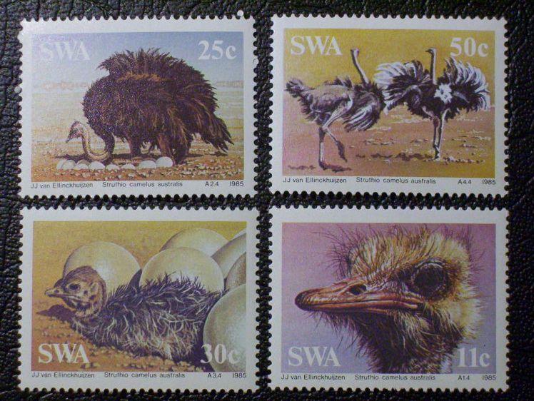 South West Africa Scott #536-539 mnh