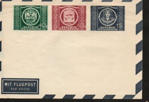 1950 Austria Airmail Letter Sheet.  (75th Anniv. -UPU) LKFG2 Mint