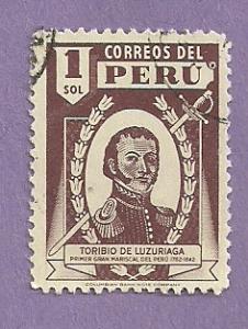 Peru Used Postage Stamp / Scott 381