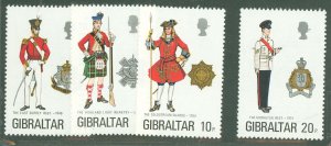 Gibraltar #318-321 Mint (NH) Single (Complete Set)