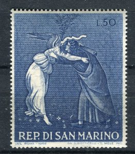 SAN MARINO; 1968 early Christmas issue fine Mint hinged value