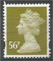 GREAT BRITAIN, Machins, 2007, used 56p, Scott MH367