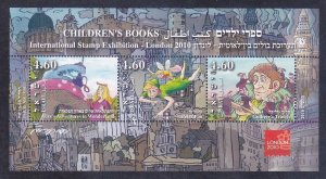 Israel 1816 MNH 2010 Children's Books Alice's in Wonderland Peter Pan Etc.. SS