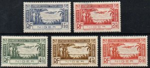 Niger Sc #C1-C5 Mint Hinged