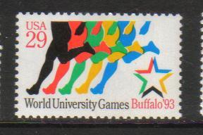 #2748 MNH 29c World University Games-N.Y. 1993 Issue