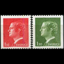 SWEDEN 1975 - Scott# 1080-1 King 1.1-1.3k NH