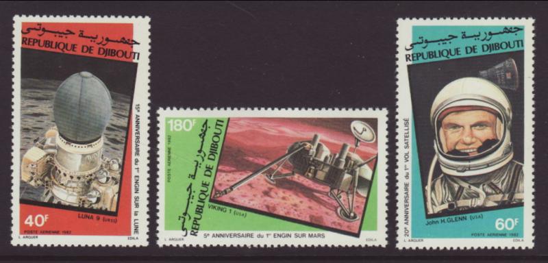 Djibouti C155-C157 Space MNH VF