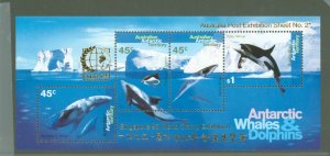 Australian Antarctic Territory #L97B  Souvenir Sheet