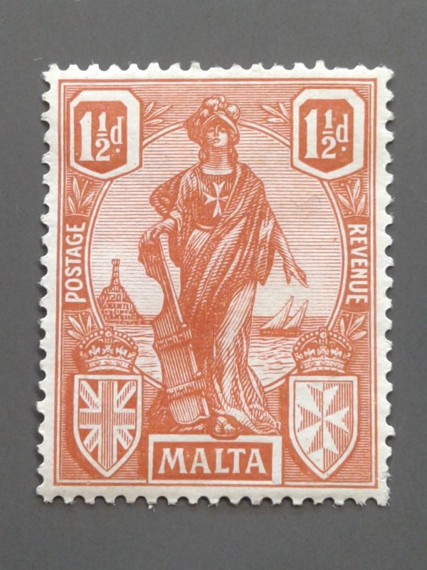 Malta 102 F-VF MHR. Scott $ 6.00