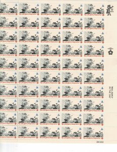 Rise of the Spirit of Independece 8c US Postage Sheet #1477 VF MNH