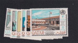 Qatar Scott # 134 - 139 set VF-OG mint never hinged nice colors ! see pic !