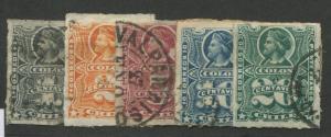 CHILE #20-#24 USED COMPLETE SET