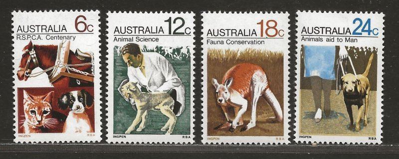 AUSTRALIA SC# 500-03   FVF/MNH