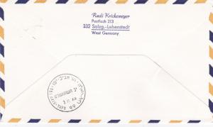 West Germany 1968 Lufthansa First Flight Frankfurt-Munich-Tel Aviv Cover VGC