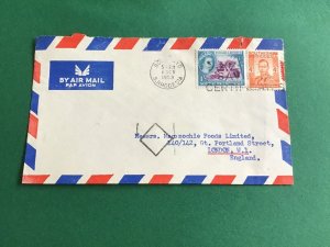 Southern Rhodesia 1953 Air Mail to London Vintage Stamp Cover R45456