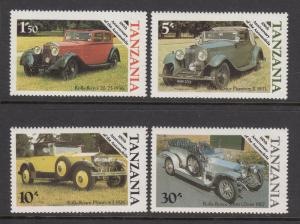 Tanzania 263-6 Automobiles mnh