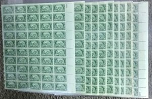 987 American Bankers Association Lot of 10 sheets  MNH 3 c  Sheet of 50   1950