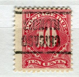 USA; 1890s early classic Postage Due fine used shade of 10c. value