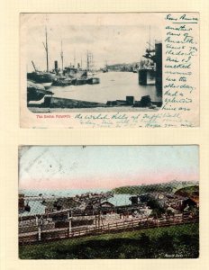 GB Wales TAFF VALE RAILWAY Cards{2} Penarth Docks 1903-1907{samwells-covers}RL91 