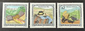 Austria 1995 #1671-3, Folklore, MNH.