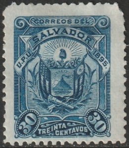 El Salvador 1895 Sc 126 MNG(*) hinge thin