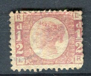 BRITAIN; 1870 early classic QV issue 1/2d used value