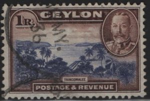 CEYLON 274 U VF KING EDWARD VII