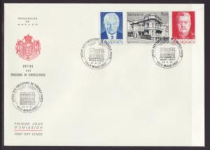 Monaco 1562 Princes Rainier III,Louis II 1987 U/A FDC