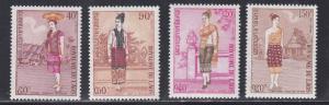 Laos # 235-236, C101-102, Costumes, NH, 1/2 Cat.