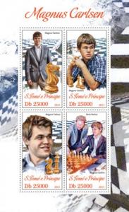 SAO TOME E PRINCIPE 2013 SHEET CHESS st13411a