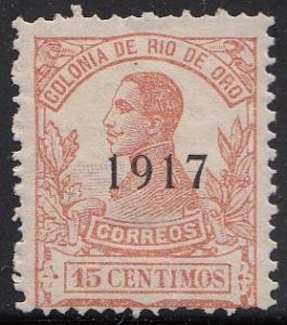 Rio De Oro Scott 101 Mint - 1917 King Alfonso XIII Issue