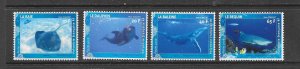 MARINE LIFE - FRENCH POLYNESIA #964-7  MNH