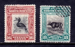 North Borneo - Scott #146, 147 - Used - SCV $2.50