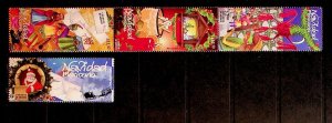 MEXICO Sc 2764-5 NH 1V+STRIP OF 2011 - CHRISTMAS - (CT5)