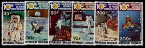 Togo 1040-1, C398-401 MNH Apollo 11, Moon Landing