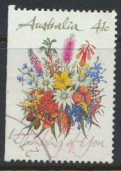 SG 1230  SC# 1164a left margin imperf  Used  Wildflowers perf 14